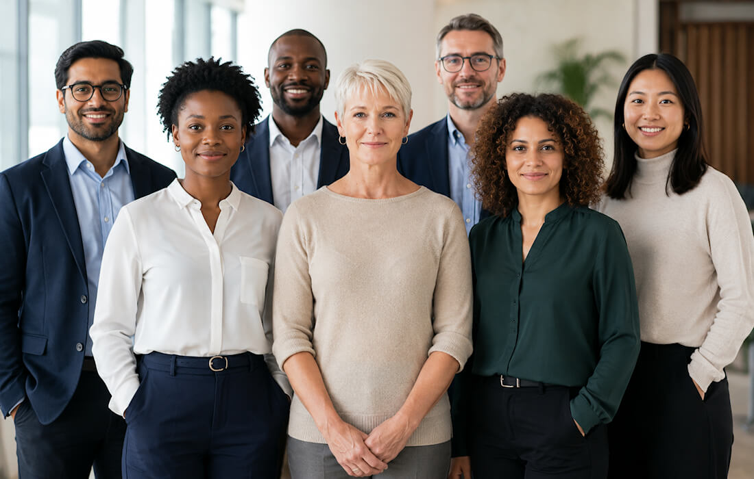 Diverse group of workplace Equality Champions
