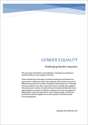 Gender Equality - Challenging Gender Inequality