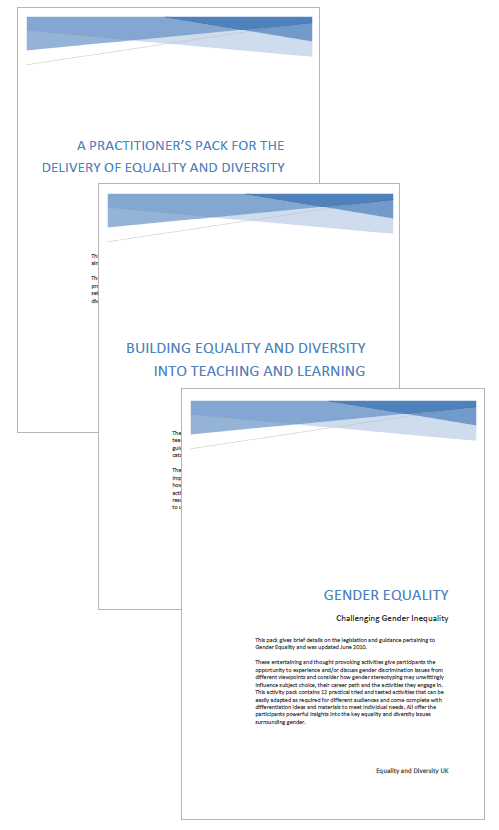 Practical Tools for the Delivery of Equality and Diversity